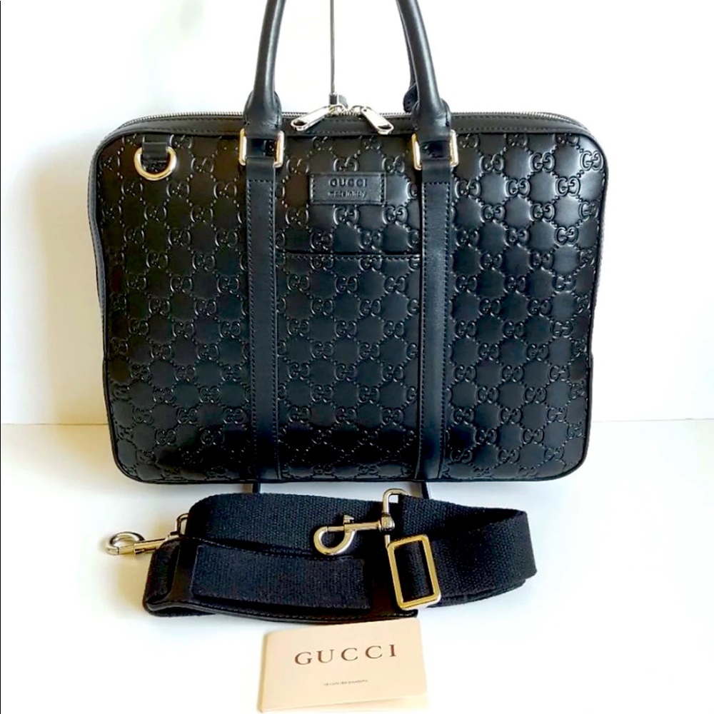 Gucci briefcase crossbody computer bag